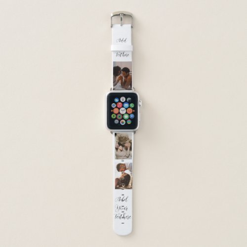 Add Your Text  Photos  Apple Watch Band