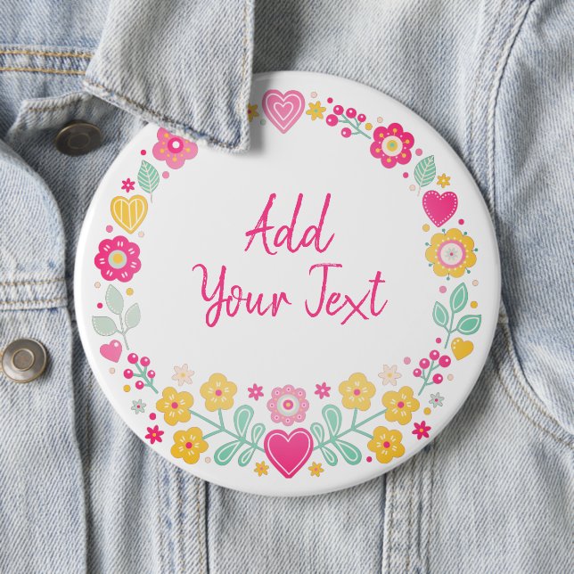 Add Your Text / Pick your fonts  Button (In Situ)