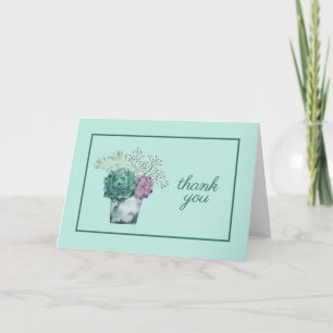Add Your Text Plant Happiness Collection Succu Card