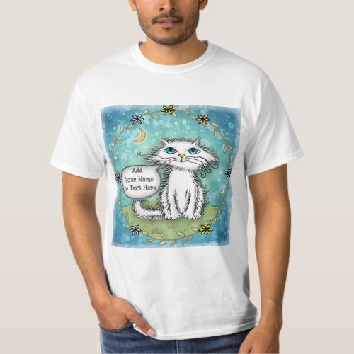 Add your Text Scraggles Cat T_Shirt