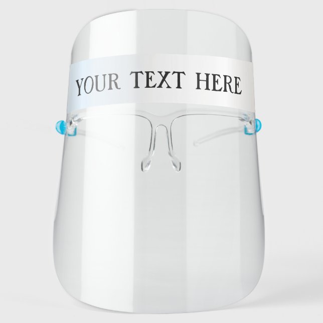 Add your text,Simple Face Shield (Front)