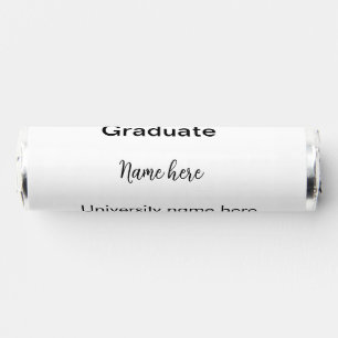 add your text simple graduate add school name cong breath savers® mints