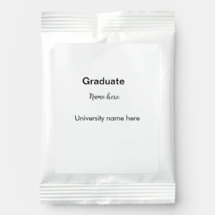 add your text simple graduate add school name cong hot chocolate drink mix