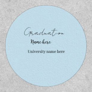 add your text simple graduate add school name cong patch