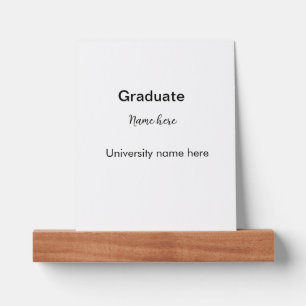 add your text simple graduate add school name cong picture ledge