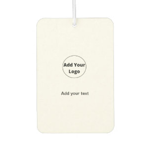 add your text simple minimal custom add your logo air freshener