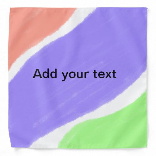 add your text simple minimal custom personalized   bandana