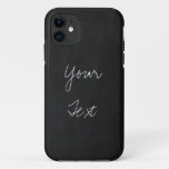 Add Your Text To Chalkboard Background Iphone 11 Case at Zazzle