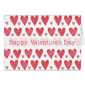 Add Your Text | Valentine Chic Pattern (Front Horizontal)