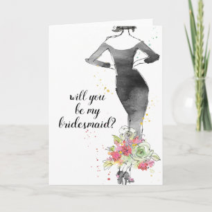 Add Your Text   Wild Apple   Chic Floral Dress Invitation