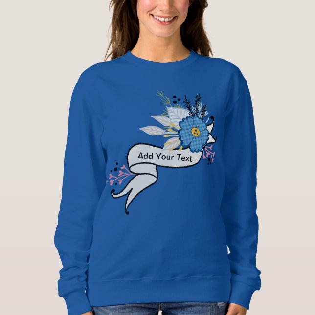 Add Your Text - Women's Basic Sweatshirt (Front)