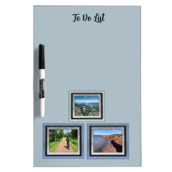 Add Your Three Photo Collage Dry Erase Board by seashell2 at Zazzle