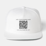 Add Your Website and QR Code Business Snap Back Hat<br><div class="desc">Add your business website URL and business name by clicking the "Personalize" button. A unique QR code will be automatically generated for you when you add your web address in the QR code field provided.</div>