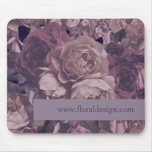 Add Your Website Purple Rose Fantasy Mouse Pad