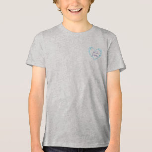 Add YOURSELF jenX Tunes Merch Kids Tri-Blend Shirt