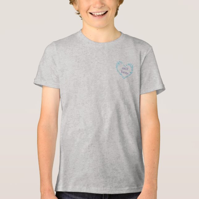 Add YOURSELF jenX Tunes Merch Kids Tri-Blend Shirt (Front)