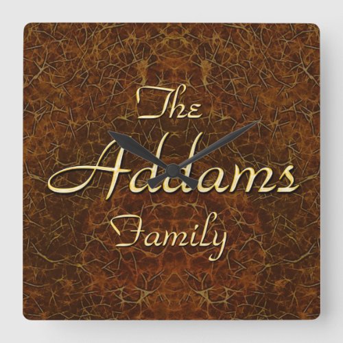 ADDAMS Family Clan Reunion Custom Designed Clock