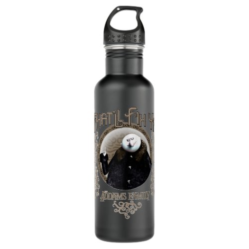 Addams Family Uncle Fester Thatll Fix Ya Portrait Stainless Steel Water Bottle
