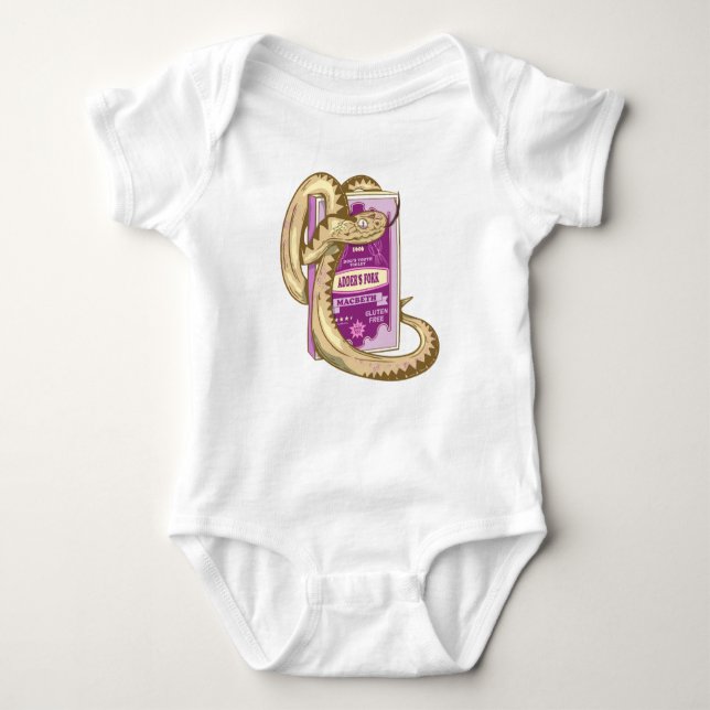 ADDERS FORK Witches Spell Shakespeare Baby Bodysuit (Front)