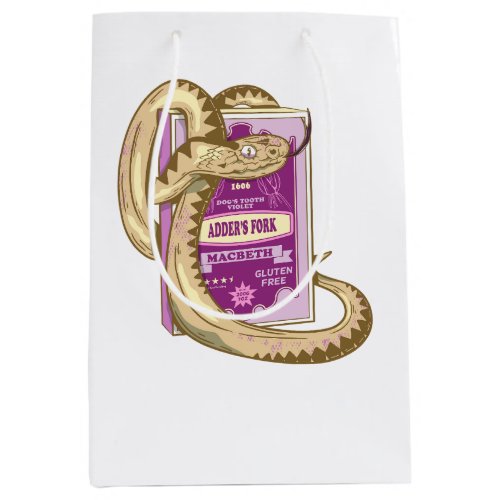 ADDERS FORK Witches Spell Shakespeare Medium Gift Bag