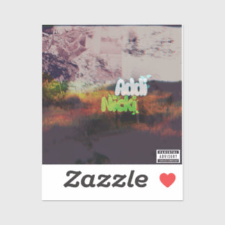 Addi Nicki Album Cover Artwork Sticker