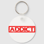 Addict Stamp Keychain