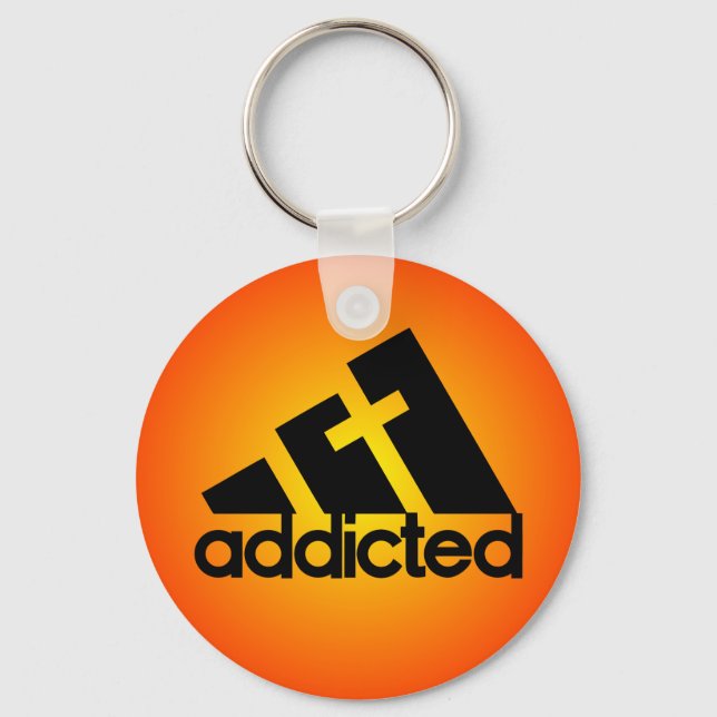 Addicted Keychain (Front)