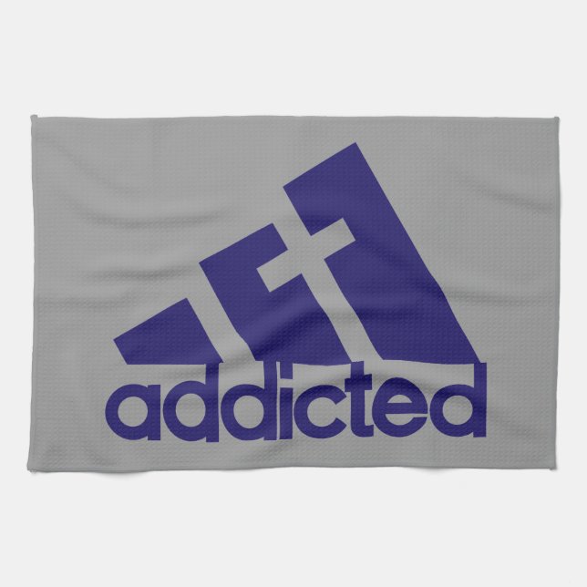 Addicted Kitchen Towel (Horizontal)
