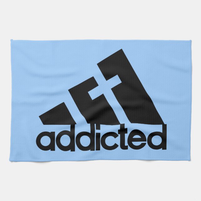 Addicted Kitchen Towel (Horizontal)