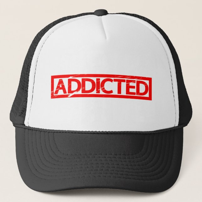 Addicted Stamp Trucker Hat (Front)
