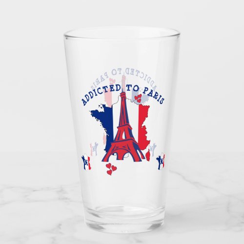 ADDICTED TO PARIS Monogram Glass