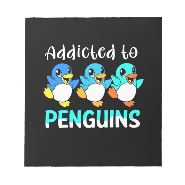 Addicted To Penguins Notepad (Front)