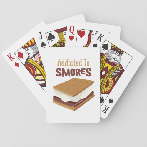 Addicted To Smores Playing Cards