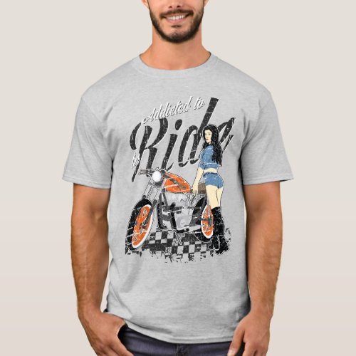 Addicted to the Ride Motorcycle Shirt