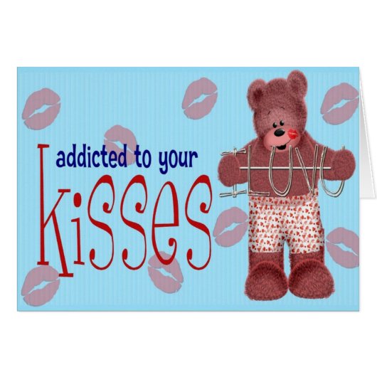 Addicted to your Kisses Cards (Front Horizontal)
