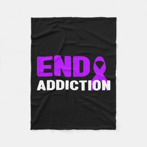 Addiction _ Addiction Awareness  Fleece Blanket