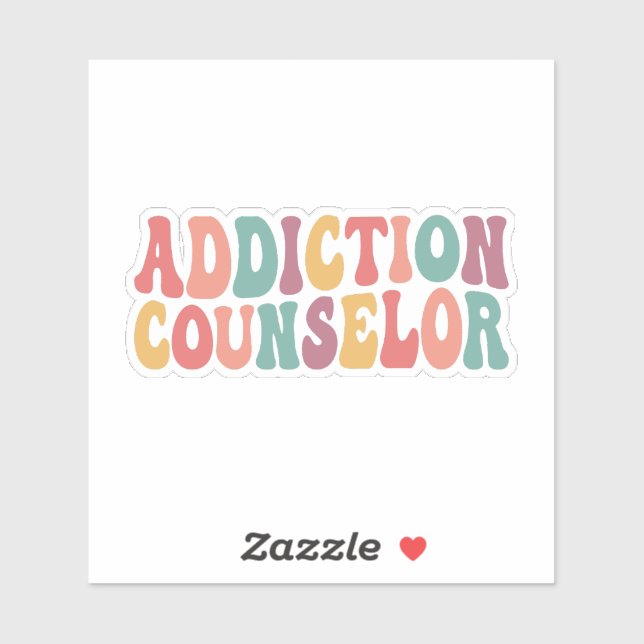 Addiction Counselor Sticker (Sheet)
