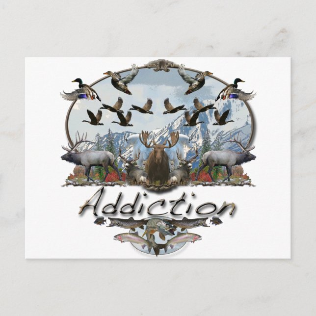 addiction postcard (Front)