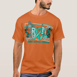 Addiction Recovery Awareness Awareness cross ribbo T-Shirt