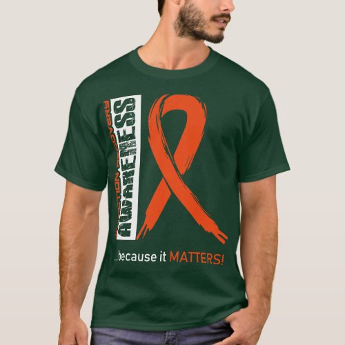 Addiction Recovery Awareness Because Its Matters I T_Shirt
