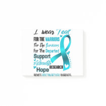 Addiction Recovery Awareness Month Ribbon Gifts Post-it Notes