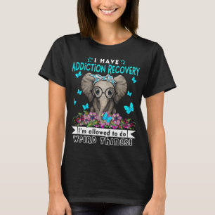 Addiction Recovery Awareness Month Ribbon Gifts T-Shirt