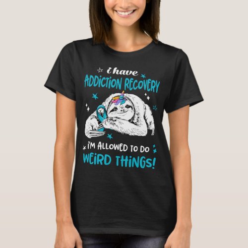 Addiction Recovery Awareness Month Ribbon Gifts T_Shirt