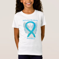 Addiction Recovery Awareness Ribbon Angel Shirt