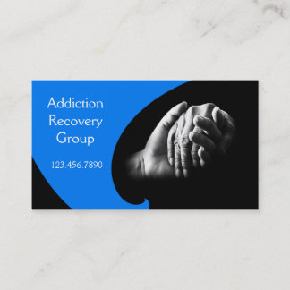 Addiction Recovery Group Counseling Business Card
