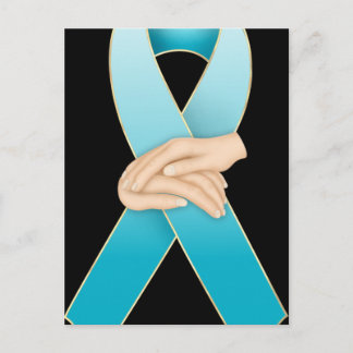 Addiction Recovery Ribbon Awareness Postcards