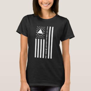 Addiction Recovery Warrior Sobering Sobers T-Shirt