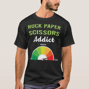Addiction Rock Paper Scissors T-Shirt