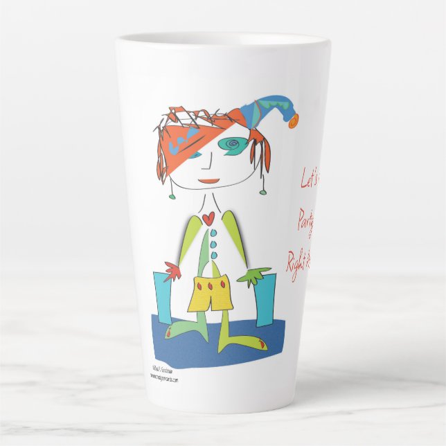 'Addie' - Yoga Latte Mug (Front)