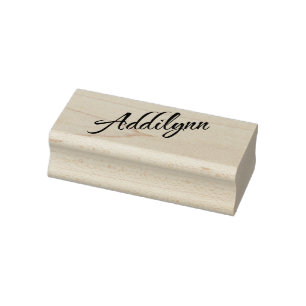 Addilynn first name cursive script rubber stamp
